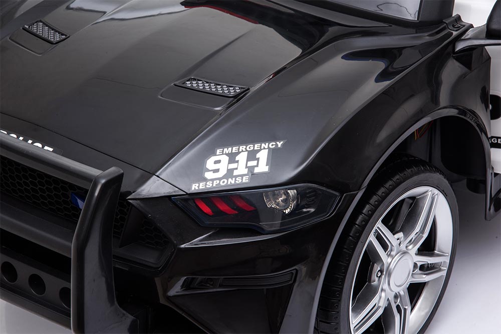 12V Electric Remote Control Police Ride on Car