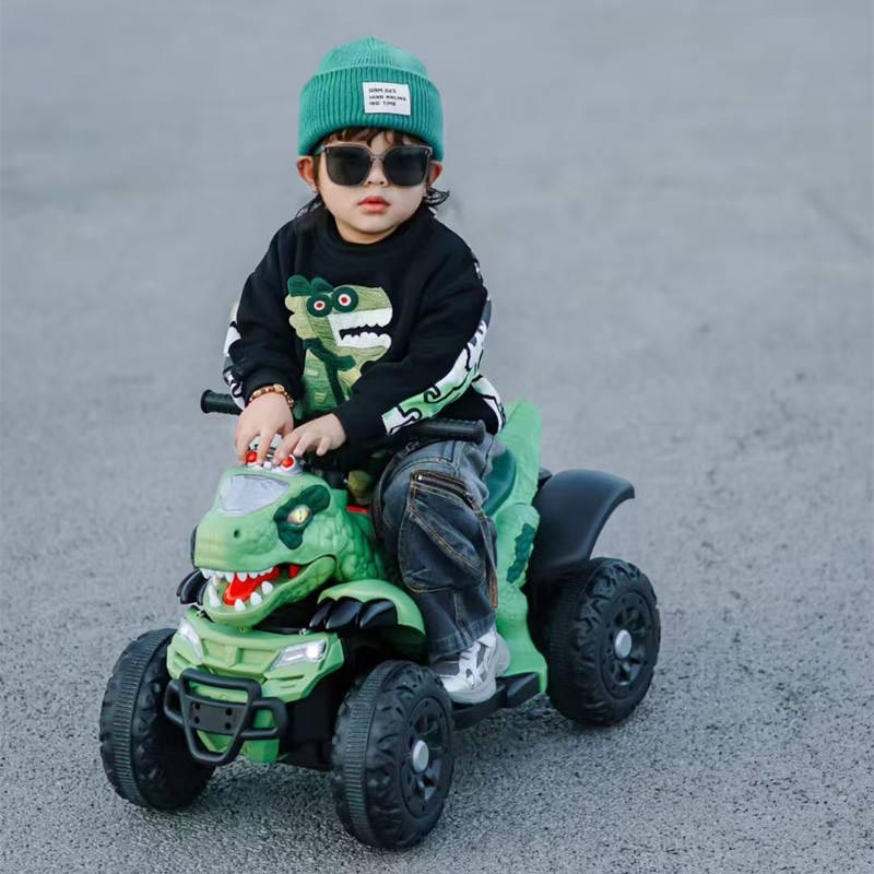 Children's Electric Car Ride-on Car Dinosaur ATV