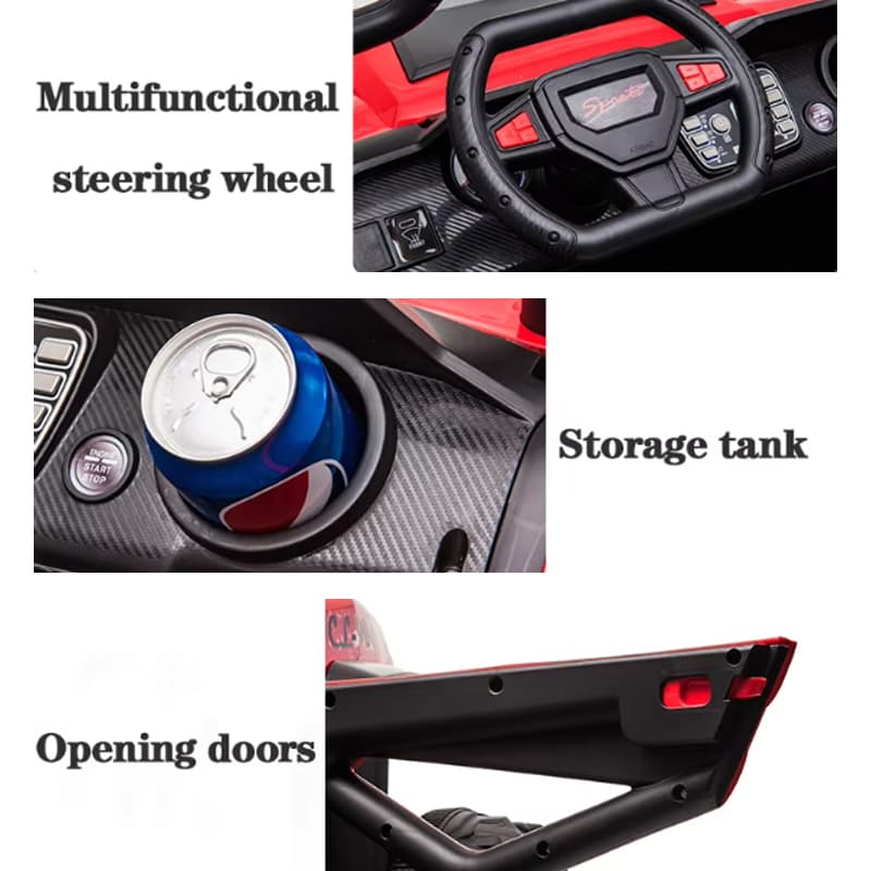 12V/24V Kids Electric UTV with 2.4G R/C & Bluetooth