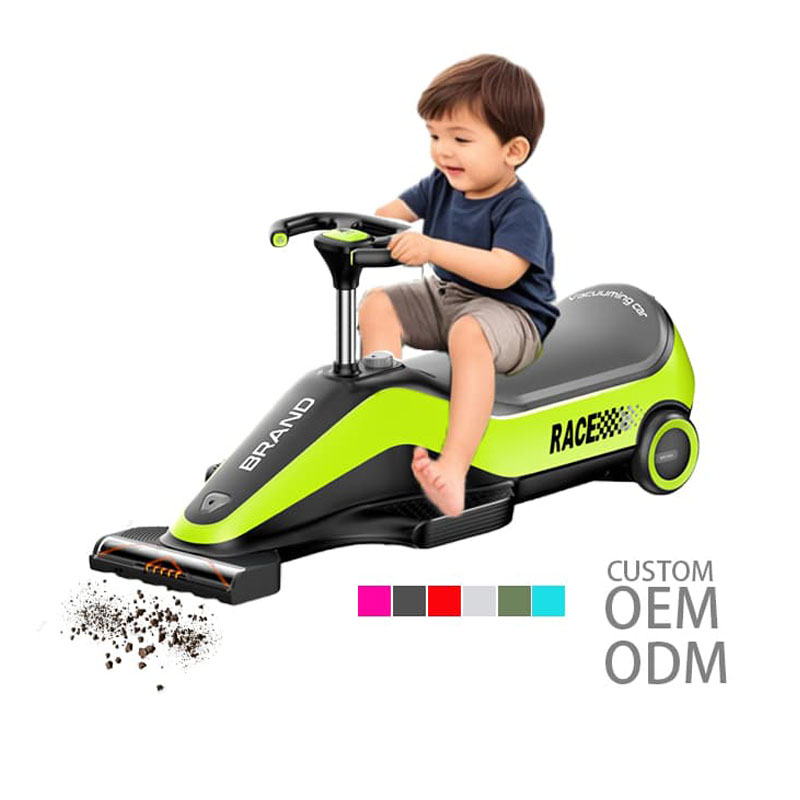 12V Kids Electric Ride-On Sweeper with Bluetooth & Music