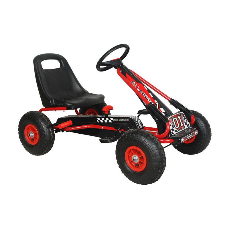 Kids Pedal Go Kart with Air Wheels, Forward & Reverse
