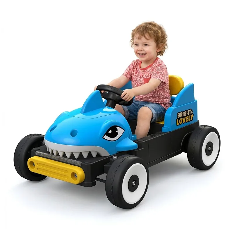 Nowy samochód z 4 kołami Shark Head zasilany baterią 12 V